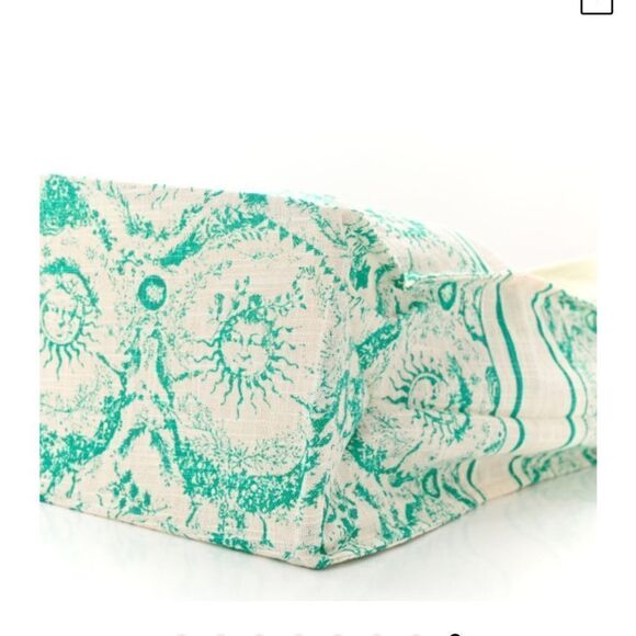 CHRISTIAN DIOR 
Canvas Dioriviera Toile de Jouy Soleil Tote Aquamarina - Picture 8 of 8